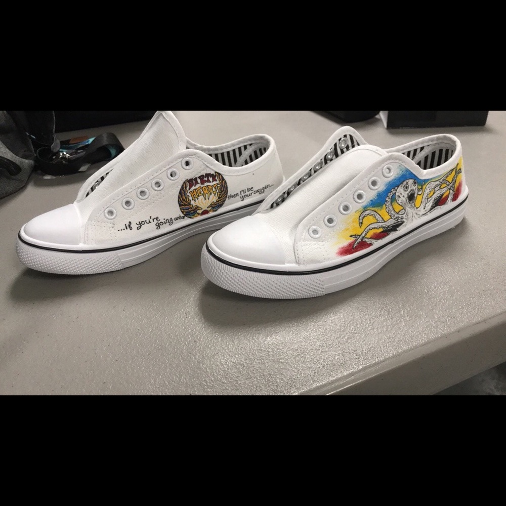 Hand Painted Dirty Heads Shoes
